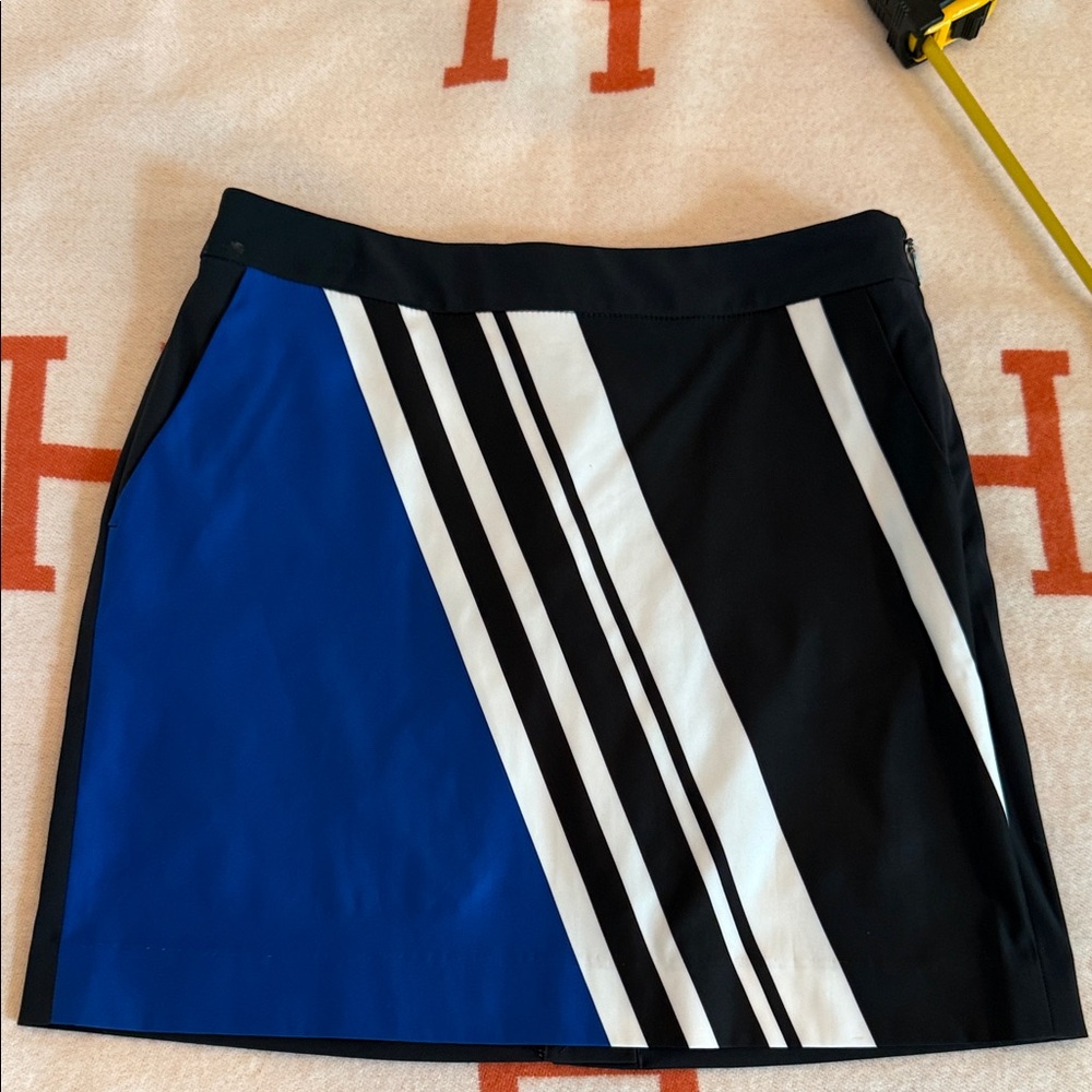 Polo Ralph Lauren Black and Blue Golf Skort